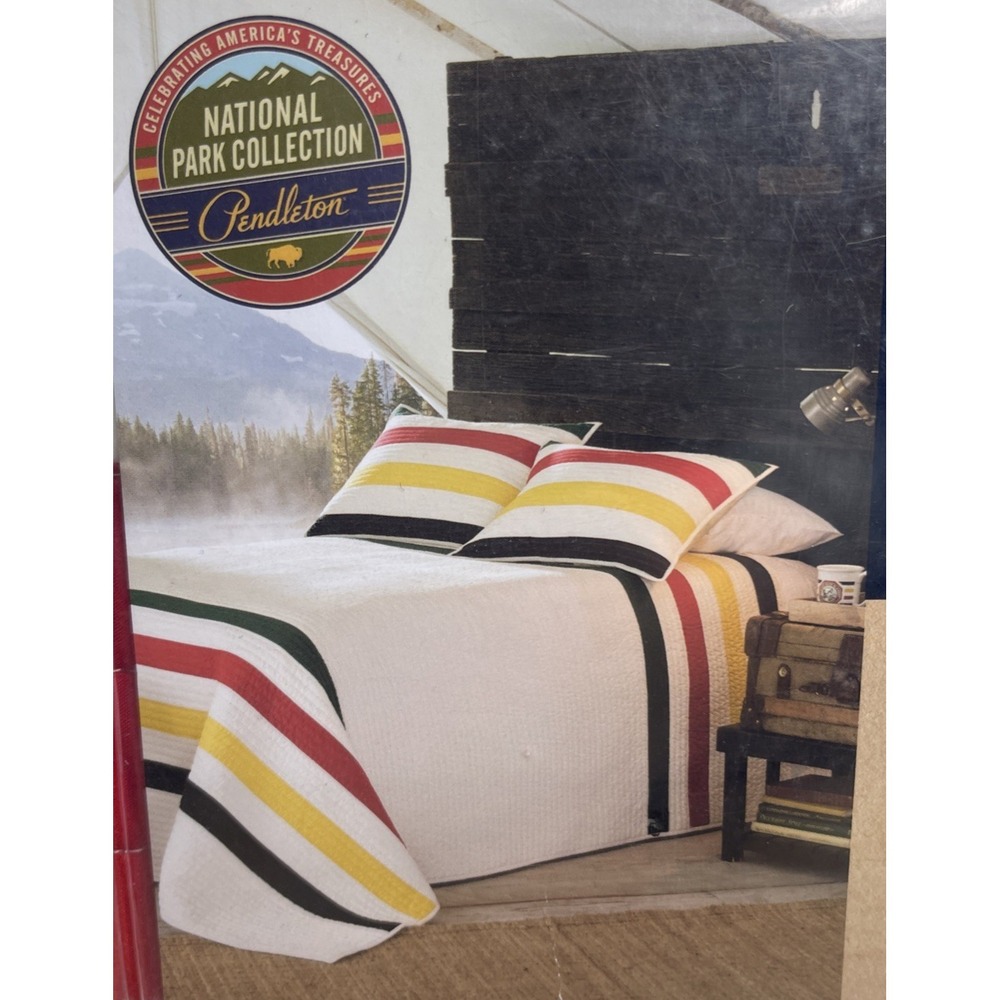 Pendleton Twin Quilt Set Glacier Park Cotton National Park Collection NEW